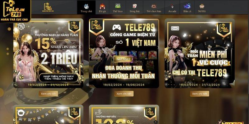 Ưu đãi khủng cho cược thủ tải app Tele789